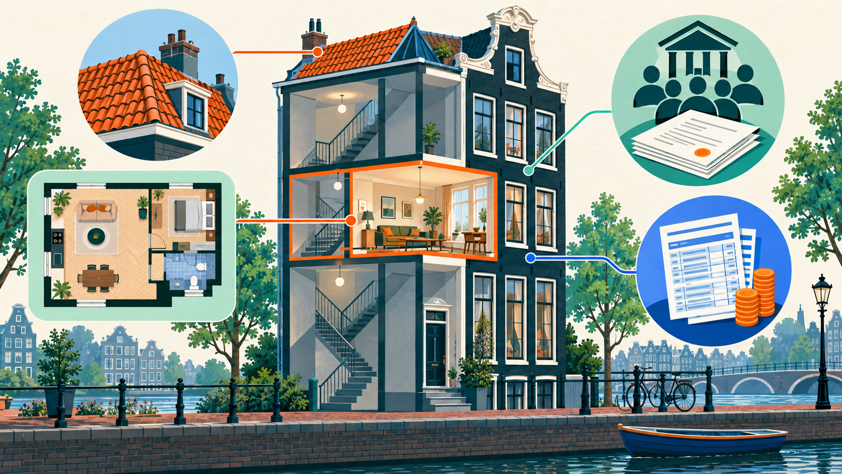 Bewijscontrole voor beste taxateur voor een appartement in Amsterdam