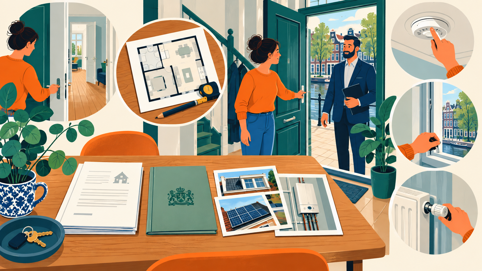 Visuele checklist voor het voorbereiden van een Amsterdamse woning op een taxatie